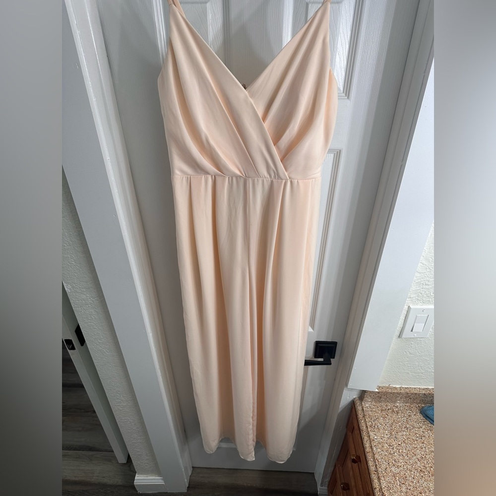 Champagne pink long jumper/romper